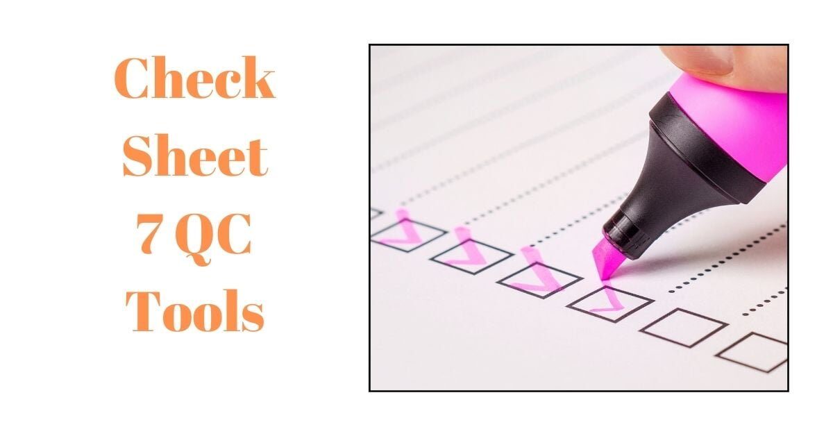 Check Sheet in 7 QC Tools