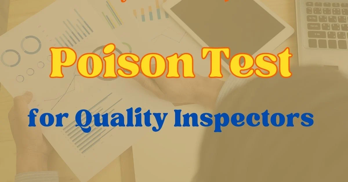Poison test