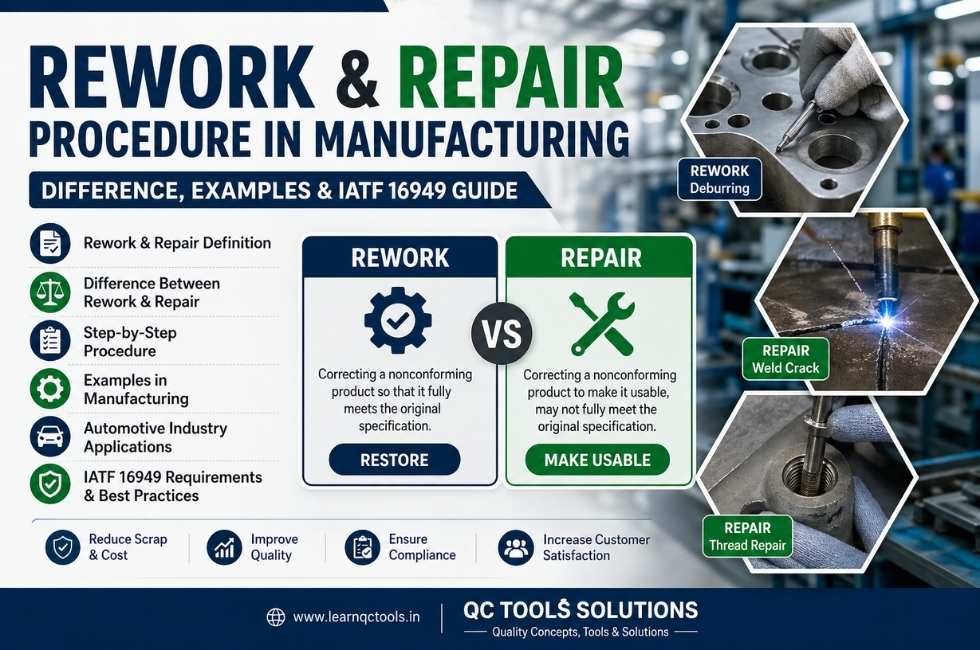 Rework & Repair Procedure in manufacturing