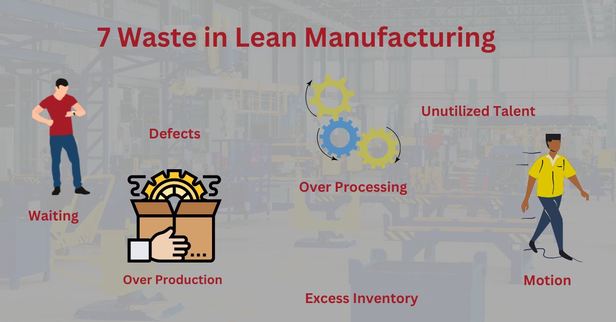 7 wastes in lean manufacturing