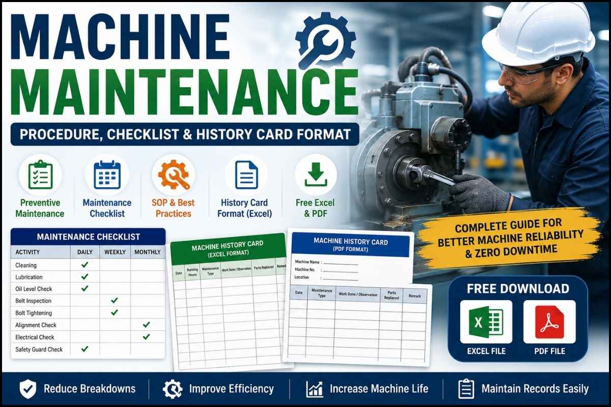 Machine Maintenance Procedure