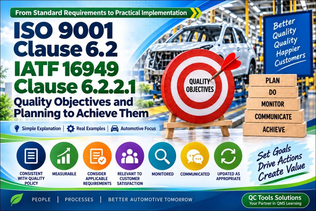 Quality Objective Clause 6.2 ISO 9001 and IATF 16949 supplement